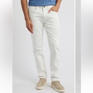 Robert Graham White Straight Men Jeans